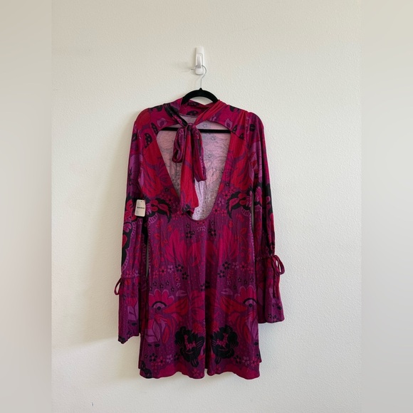 NWT Free People Among the Fire mini dress - Picture 5 of 5